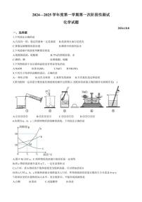 [化学]山东省淄博市淄川经济开发区实验学校2024～2025学年九年级上学期10月月考试题(有答案)