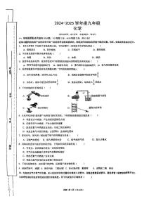 江西省上饶市实验中学2024-2025学年九年级上学期第一次月考化学试卷