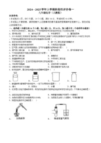 河南省商丘市虞城县2024-2025学年九年级上学期10月月考化学试题