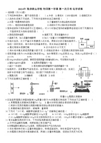 山东省淄博市张店区铁山学校2024-2025学年九年级（五四学制）上学期10月月考化学试题