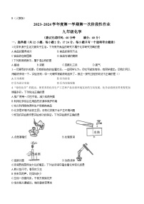 2023-2024学年陕西省延安市九年级（上）第一次段考化学试卷.