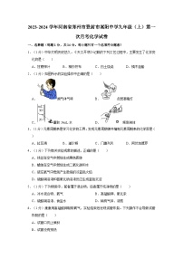 2023-2024学年河南省郑州市登封市嵩阳中学九年级（上）第一次月考化学试卷