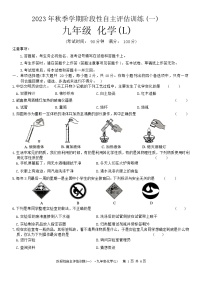 2023-2024学年广西崇左市九年级（上）段考化学试卷（10月份）.