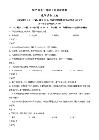 广东省深圳市罗湖区翠园东晓中学2024-2025学年九年级上学期10月月考化学试卷（解析版）