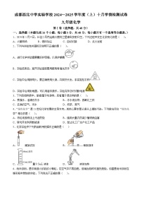 四川省成都市第四十三中学校2024-2025学年九年级上学期10月月考化学试题(无答案)