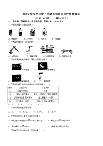 2023-2024学年辽宁省沈阳市九年级（上）第一次段考化学试卷.