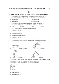2023-2024学年陕西省西安市九年级（上）月考化学试卷（10月份）
