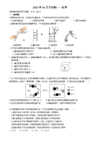 2023-2024学年湖北省武汉市七一华源中学九年级（上）月考化学试卷（10月份）.