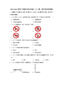 2023-2024学年广西南宁市九年级（上）第一次月考化学试卷