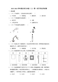 2023-2024学年重庆市九年级（上）第一次月考化学试卷
