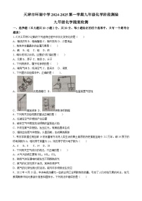 天津市环湖中学2024-2025学年九年级上学期10月月考化学试题(无答案)