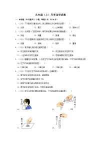 黑龙江省海伦市伦河中学2024--2025学年九年级上学期十月月考化学试题