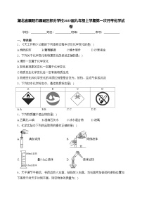 湖北省襄阳市襄城区部分学校2025届九年级上学期第一次月考化学试卷(含答案)