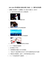 2023-2024学年黑龙江省哈尔滨八年级（上）期中化学试卷