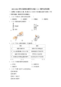 2023-2024学年天津市红桥区九年级（上）期中化学试卷