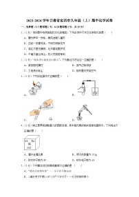 2023-2024学年甘肃省定西市九年级（上）期中化学试卷