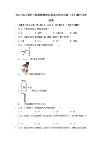 2023-2024学年甘肃省陇南市礼县部分校九年级（上）期中化学试卷