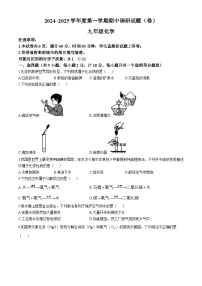 陕西省延安市宝塔区延安市实验中学2024-2025学年九年级上学期期中化学试题