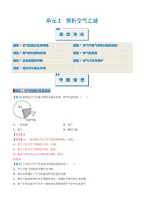 单元2 探析空气之谜（考题猜想）（7大题型）-2024-2025学年九年级化学上学期期中考点大串讲（仁爱科普版2024）