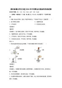 贵州省遵义市汇川区2024年中考第五次适应性考试试卷化学试卷（解析版）