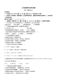 河南省开封市通许县发展联盟2024-2025学年九年级上学期期中联考化学试卷(无答案)