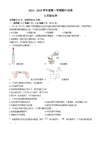 甘肃省兰州市第八十一中学2024--2025学年九年级上学期期中考试化学试卷(无答案)