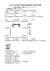 吉林省四平市双辽市2024--2025学年九年级上学期10月期中考试化学试题