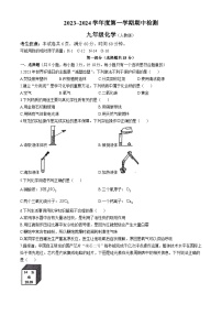 陕西省咸阳市永寿县甘井中学2023-2024学年九年级上学期期中检测化学试题(无答案)