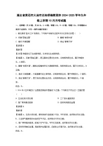 湖北省黄石市大冶市还地桥镇教联体2024-2025学年九年级上学期10月月考化学试卷(解析版)