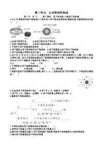 初中鲁教版（2024）第二单元 认识物质的构成课时训练