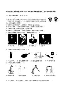 2024年哈尔滨市风华中学八年级（上）期中考试化学试题及答案