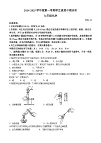 河北省唐山市路北区2024-2025学年九年级上学期11月期中考试化学试卷