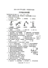 江苏省徐州市2024-2025学年九年级上学期期中检测化学试卷（含答案）