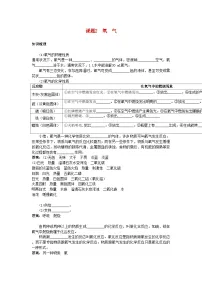 2022年中考化学考点知识梳理与疑难突破第二单元课题2氧气