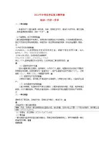2022年中考化学总复习教学案第六单元课题3　二氧化碳和一氧化碳