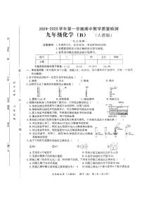 河北省邢台市威县寺庄中学2024-2025学年九年级上学期11月期中考试化学试题