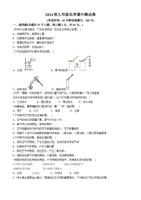 湖南省岳阳市湘阴县岭北五校联考2024-2025学年九年级上学期11月期中化学试题