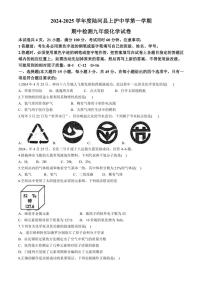 广东省汕尾市陆河县上护中学2024～2025学年九年级上学期11月期中考试化学试题（含答案）