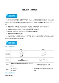 中考化学【热点·重点·难点】专练(全国通用)重难点07水和溶液(原卷版+解析)