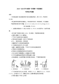 山东省烟台市招远市2024-2025学年九年级上学期期中考试化学试题
