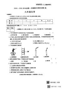 陕西省渭南市韩城市2024-2025学年九年级上学期期中考试化学试题