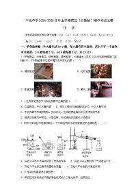 江西省丰城中学2024-2025学年九年级上学期期中考试化学试题（创新班）