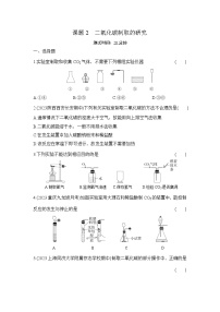 化学九年级上册（2024）课题3 二氧化碳的实验室制取练习题ppt课件