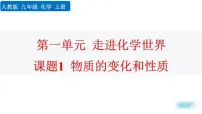 初中人教版（2024）课题1 物质的变化和性质课前预习课件ppt
