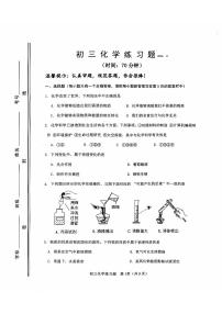 东省淄博市桓台县2024-2025学年八年级上学期期中考试化学试卷