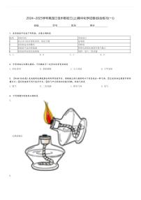 2024～2025学年黑龙江佳木斯初三(上)期中化学试卷(综合练习(一))[原题+解析]