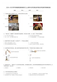 2024～2025学年湖南衡阳衡南县初三(上)期中化学试卷(冠市联合学校教学质量检测)[原题+解析]