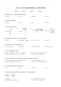 2024～2025学年山东临沂费县初三(上)期中化学试卷[原题+解析]