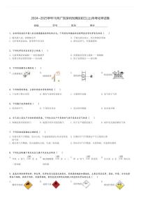 2024～2025学年10月广东深圳光明区初三(上)月考化学试卷[原题+解析]