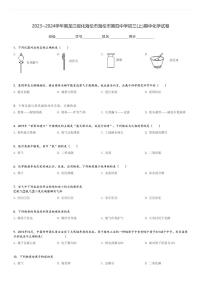 2023～2024学年黑龙江绥化海伦市海伦市第四中学初三(上)期中化学试卷[原题+解析]